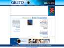 Website Snapshot of Greto Corporation