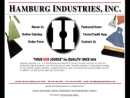 Website Snapshot of Hamburg Industries
