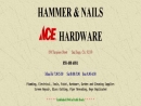 Website Snapshot of HAMMER & NAILS HARDWARE