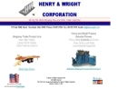 Website Snapshot of Henry & Wright Corp.