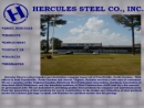 Website Snapshot of Hercules Steel Co., Inc.