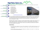 Website Snapshot of High Plains Optics