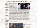 Website Snapshot of H & M Foundry