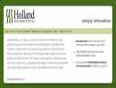 Website Snapshot of HOLLAND SCIENTIFIC
