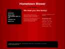 Website Snapshot of HOMETOWN MOWER, LLC