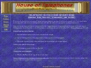 Website Snapshot of House Of Telephones