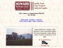 Website Snapshot of HOWARD GROCERY COMPANY INC