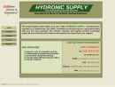 Website Snapshot of Hydronic Supply & Engineering