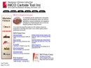 Website Snapshot of I M C O Carbide Tools, Inc.