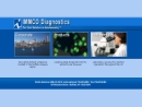 Website Snapshot of Immco Diagnostics, Inc.