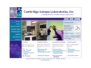 Website Snapshot of Cambridge Isotope Labs