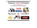 Website Snapshot of Jackson Paper Co.