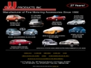 Website Snapshot of J J Products, Inc.
