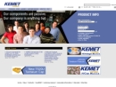 Website Snapshot of KEMET Electronics Corp
