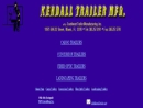 Website Snapshot of Kendall Trailer Mfg.