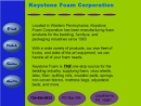 Website Snapshot of Keystone Foam Corp.