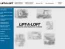 Website Snapshot of Lift-A-Loft Corp.