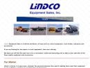Website Snapshot of Lindco Equipment Sales Inc