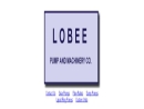 Website Snapshot of Lobee Pump & Machinery Co.