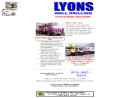 Website Snapshot of Lyons Labs