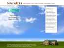 Website Snapshot of Magnolia Homes