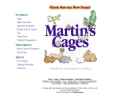 Website Snapshot of Martin's Cages, Inc.