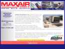 Website Snapshot of Maxair, Inc.