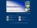 Website Snapshot of McGill AirSilence LLC