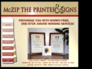 Website Snapshot of McZip The Printer