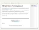 Website Snapshot of MDI MEMBRANE TECHNOLOGIES LLC
