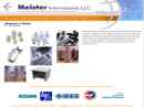 Website Snapshot of Meister International, LLC