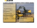 Website Snapshot of Martin Equipment