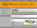 Website Snapshot of Metric Seals, Inc.