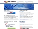 Website Snapshot of Microsemi Corp