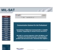 Website Snapshot of MIL-SAT LLC