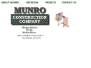Website Snapshot of MUNRO CONSTRUCTION COMPANY, INC.