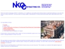 Website Snapshot of NIKO CONTRACTING CO., INC.