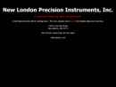 Website Snapshot of NEW LONDON PRECISION INSTRUMENTS, INC.