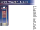 Website Snapshot of Northwest Signs