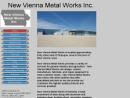Website Snapshot of New Vienna Metal Works