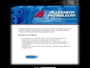Website Snapshot of Allegheny Petroleum Products
