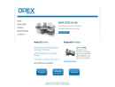 Website Snapshot of OPEX Corporation