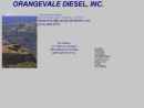 Website Snapshot of Orangevale Diesel, Inc