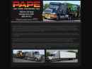 Website Snapshot of Pape, Art Transfer, Inc.