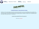 Website Snapshot of Par-Metal, Inc.