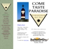 Website Snapshot of Paradisos del Sol Winery