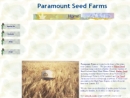 Website Snapshot of Paramount Seed Farms