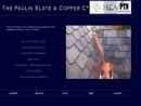 Website Snapshot of PAULIN SLATE & COPPER COMPANY, THE
