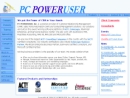 Website Snapshot of PC POWERUSER INC