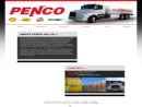 Website Snapshot of Penco Oil